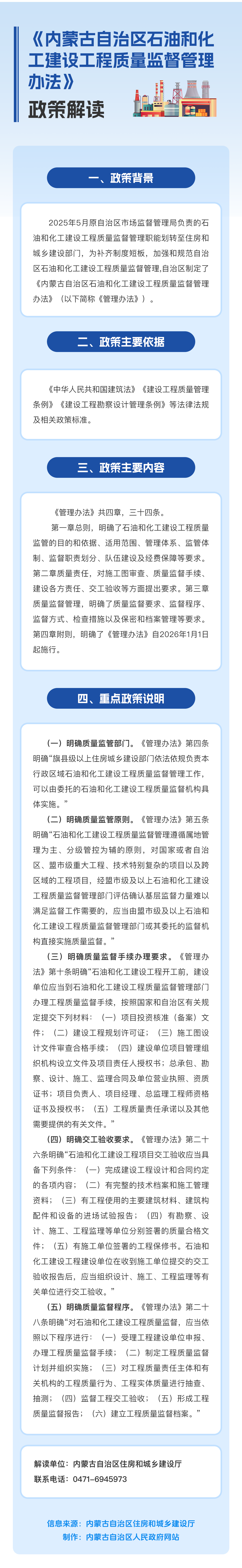 图解：《内蒙古自治区石油和化工建设工程质量监督管理办法》Kaiyun（中国官方网站）-官方认证的服务平台解读